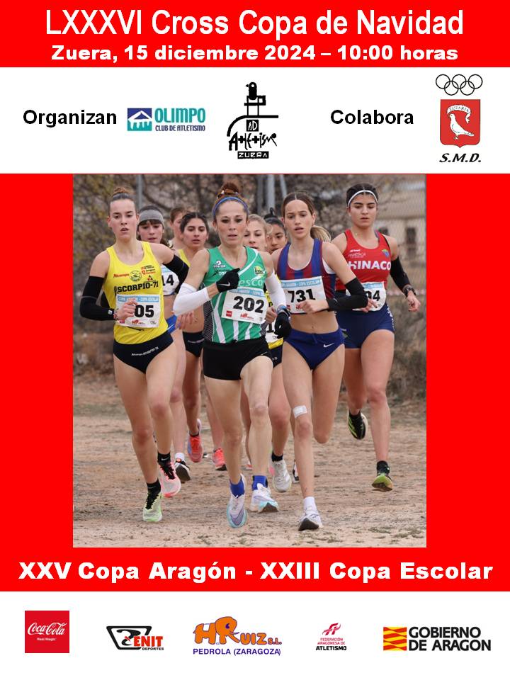 Copa de Aragn / Copa Escolar de cross 2024-25